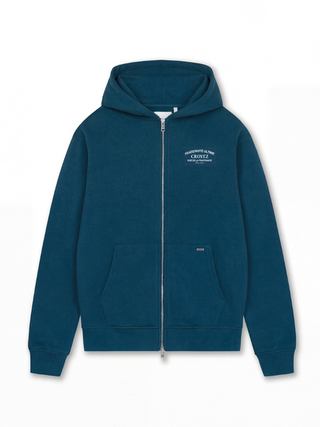 Croyez Croyez Original Fraternite Zip Hoodie - Dark Teal