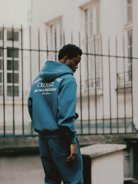 Croyez Croyez Original Fraternite Zip Hoodie - Dark Teal
