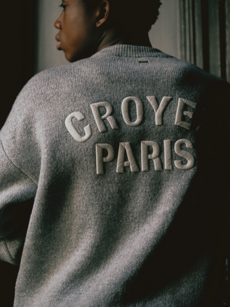 Croyez Croyez Paris Knit Sweater - Grey Melange
