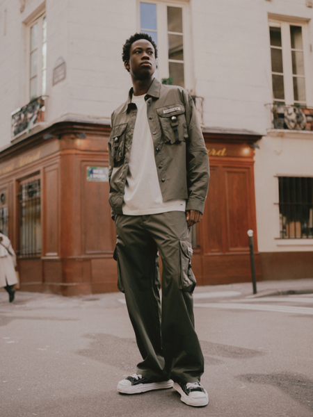 Croyez Croyez Etiquette Nylon Pants - Dusty Olive