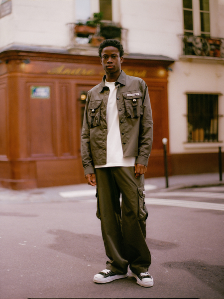 Croyez Croyez Etiquette Nylon Pants - Dusty Olive