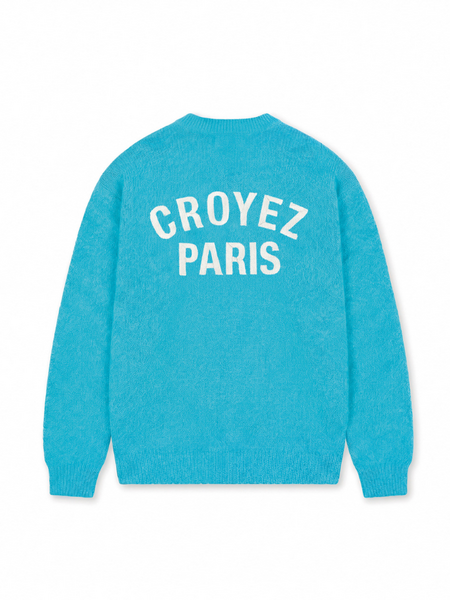 Croyez Croyez Paris Knit Sweater - Tiffany Blue
