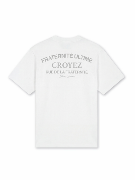 Croyez Original Fraternite T-Shirt - White Croyez Croyez Original Fraternite T-Shirt - White