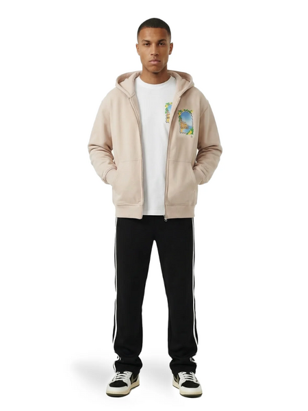 Malelions Malelions Amalfi Window Zip Hoodie - Light Pink