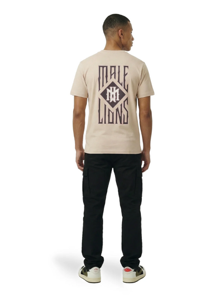 Malelions Malelions Gothic Tile T-Shirt - Light Taupe Malelions Gothic Tile T-Shirt - Light Taupe