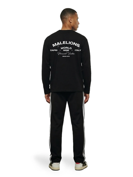 Malelions Malelions Permanent Vacation Longsleeve - Black Malelions Permanent Vacation Longsleeve - Black