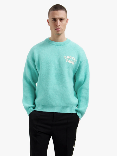 Croyez Croyez Paris Knit Sweater - Tiffany Blue