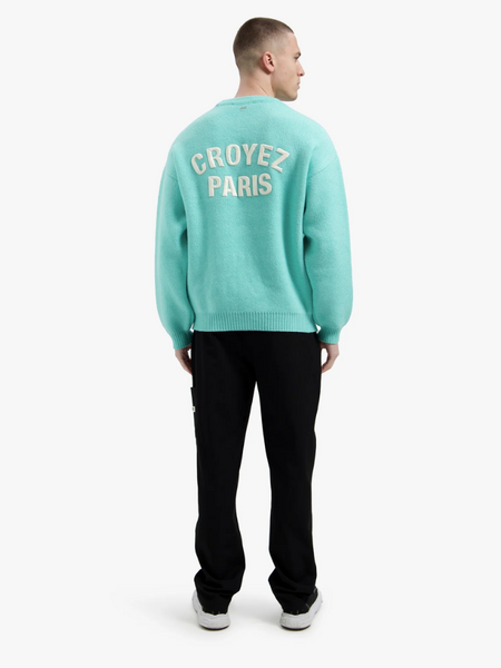 Croyez Croyez Paris Knit Sweater - Tiffany Blue