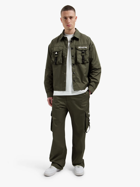 Croyez Croyez Etiquette Nylon Pants - Dusty Olive