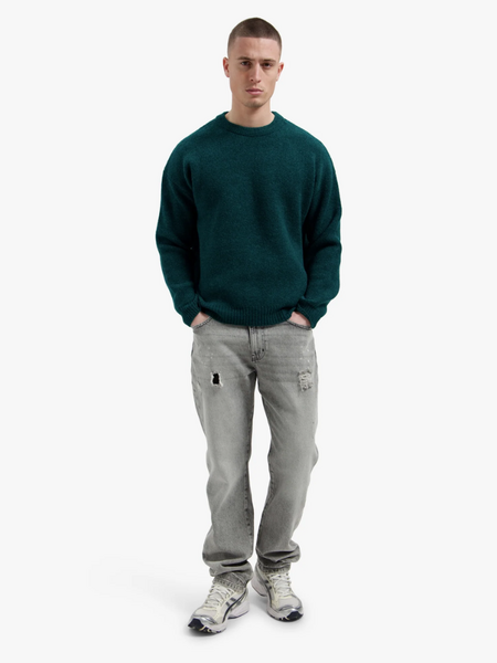 Croyez Croyez Original Fraternite Knit Sweater - Dark Teal