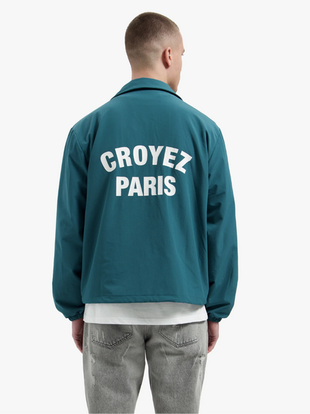 Croyez Paris Coach Jacket - Dark Teal