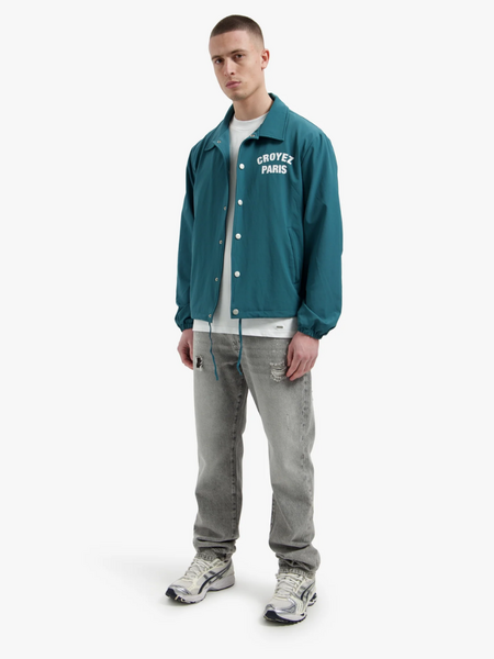 Croyez Croyez Paris Coach Jacket - Dark Teal