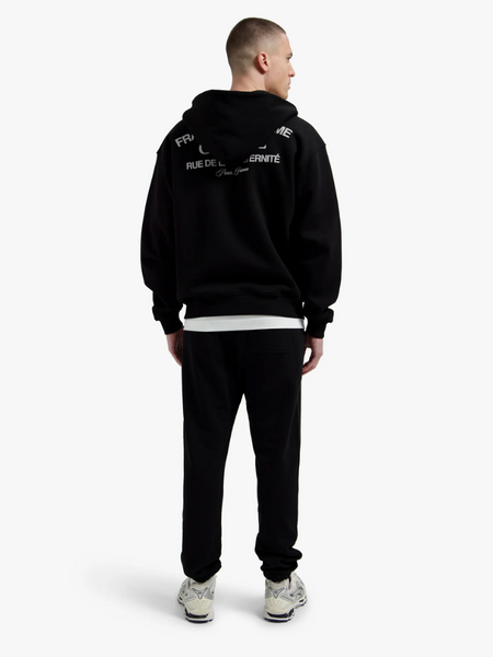 Croyez Croyez Original Fraternite Zip Hoodie - Black