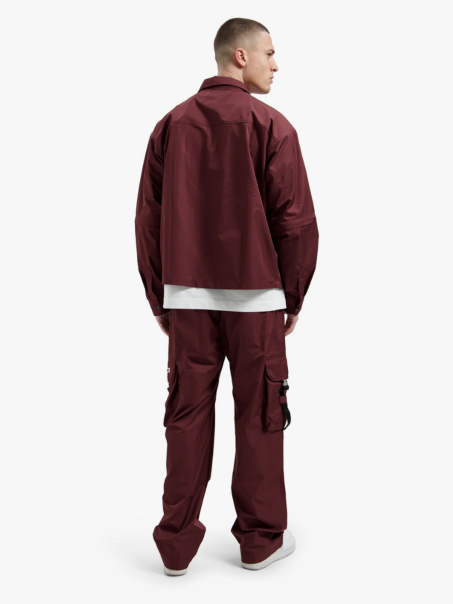 Croyez Croyez Etiquette Nylon Combi-set - Burgundy