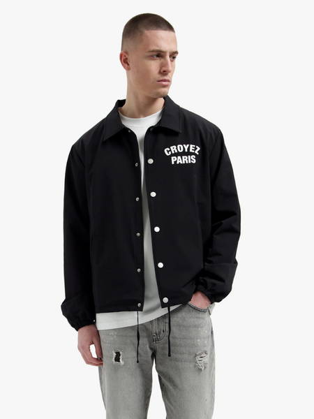 Croyez Croyez Paris Coach Jacket - Black