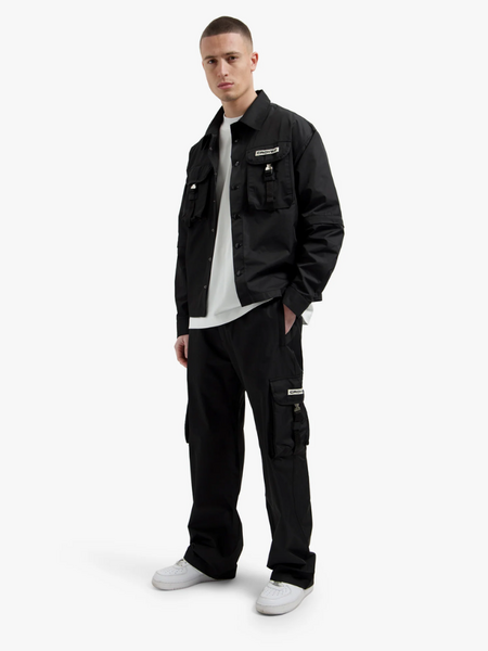 Croyez Croyez Etiquette Nylon Jacket - Black