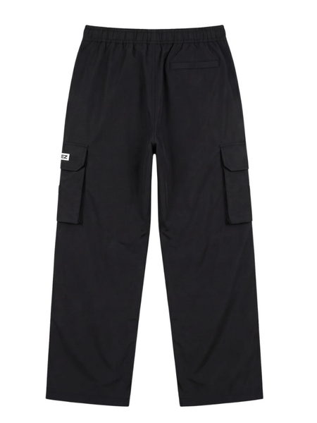 Croyez Croyez Etiquette Nylon Pants - Black