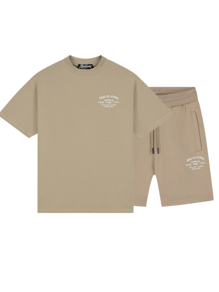 Malelions Malelions Permanent Vacation Combi-Set - Sage Brown Malelions Permanent Vacation Combi-Set - Sage Brown