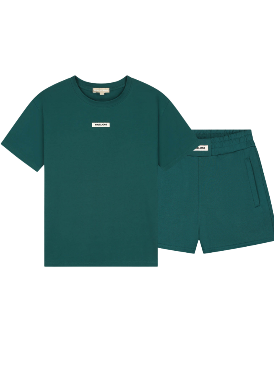 Malelions Women Patch Logo Combi-Set - Teal Malelions Malelions Women Patch Logo Combi-Set - Teal