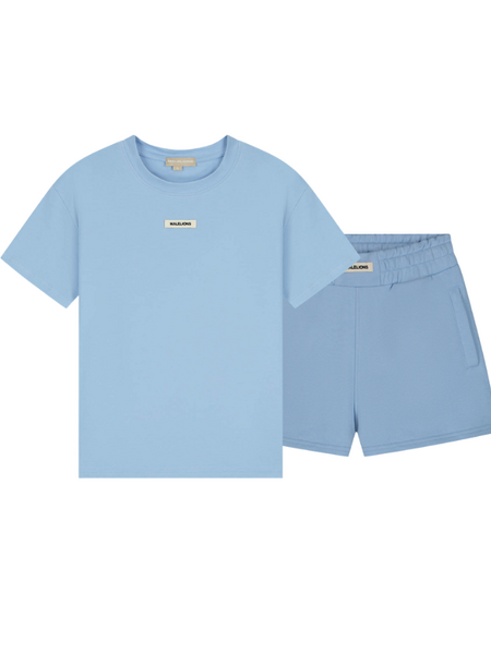 Malelions Women Patch Logo Combi-Set - Vista Blue