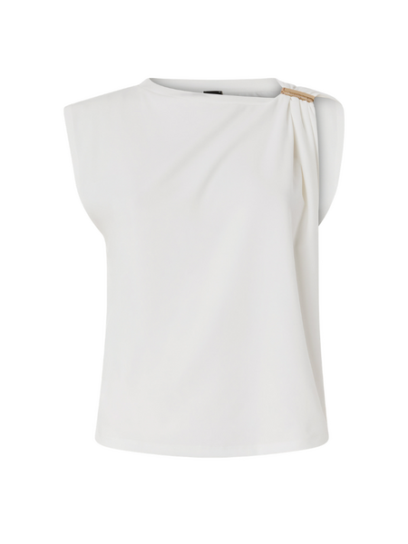 Pinko Melody Maglia Jersey Cotone St - White