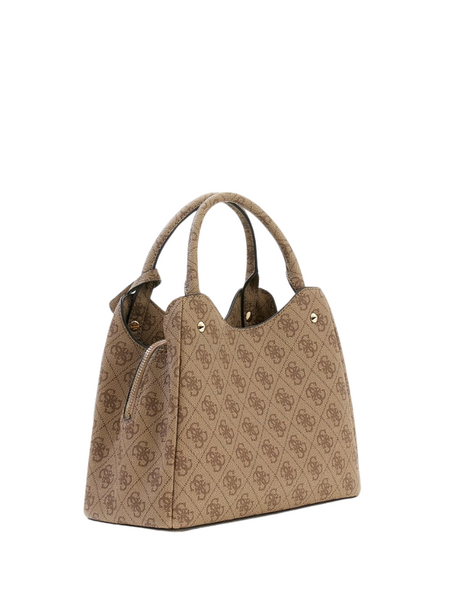 Guess Guess Meridian II Sml Gfrnd Carryall - Latte Logo