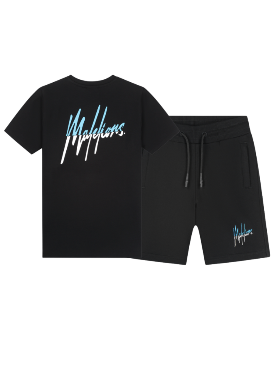 Malelions Kids Split Combi-set - Black/Blue Malelions Malelions Kids Split Combi-set - Black/Blue