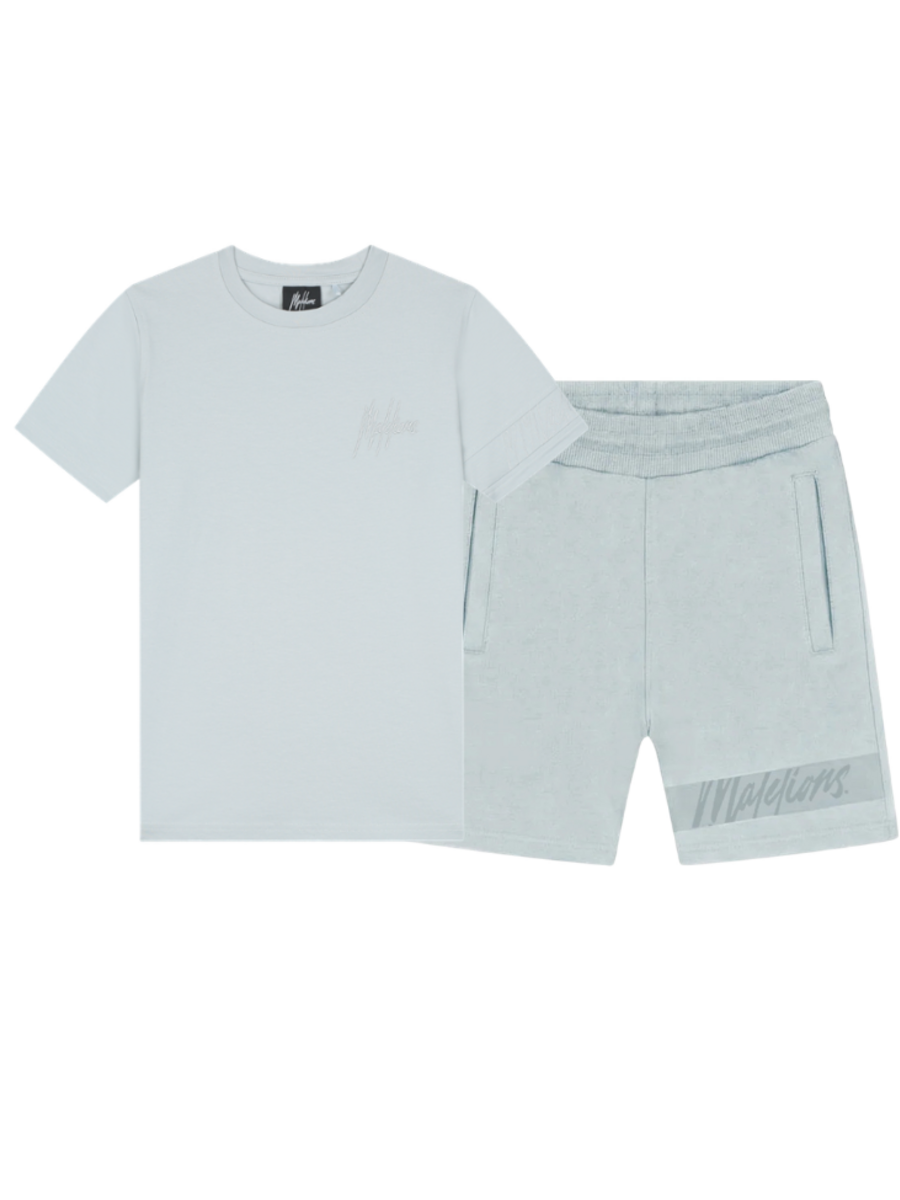 Malelions Kids Captain Combi-set - Ocean Grey Malelions Malelions Kids Captain Combi-set - Ocean Grey
