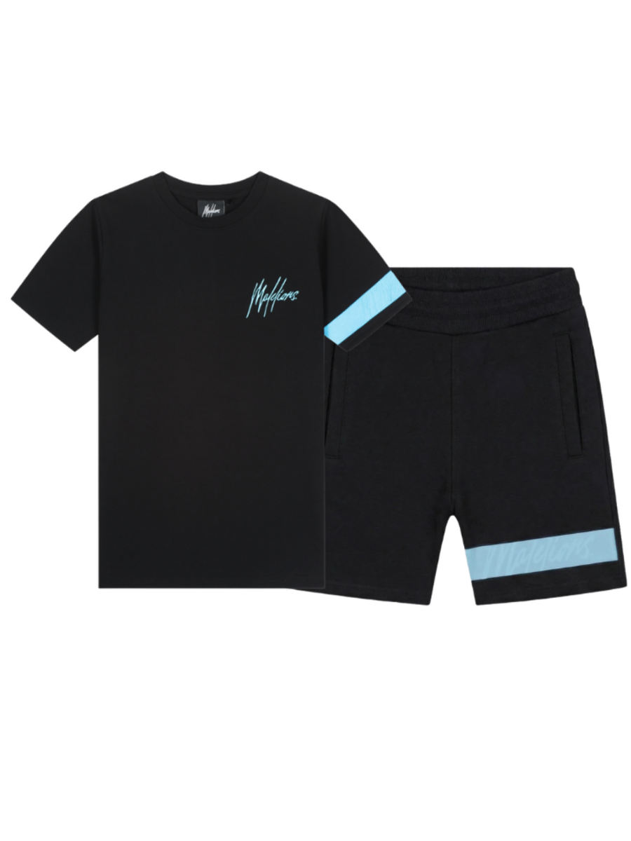 Malelions Kids Captain Combi-set - Black/Blue Malelions Malelions Kids Captain Combi-set - Black/Blue