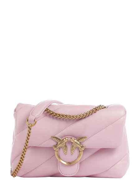 Pinko Pinko Love Puff Baby Cl Sheep Nappa - Light Pink - Antique Gold