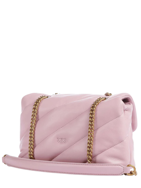 Pinko Pinko Love Puff Baby Cl Sheep Nappa - Light Pink - Antique Gold