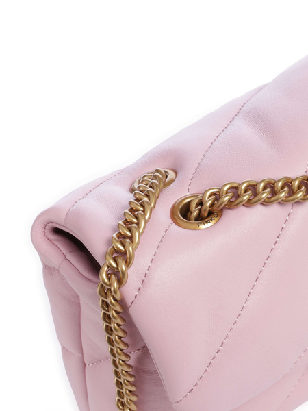 Pinko Pinko Love Puff Baby Cl Sheep Nappa - Light Pink - Antique Gold