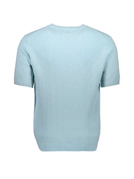 Pure Path Towel Soft Bouclé Knitted Short Sleeve - Sky Blue Pure Path Pure Path Towel Soft Bouclé Knitted Short Sleeve - Sky Blue