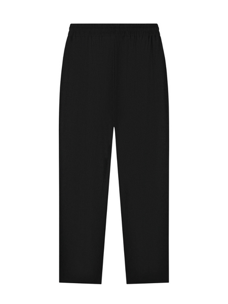 Malelions Malelions Emblem Seersucker Pants - Black
