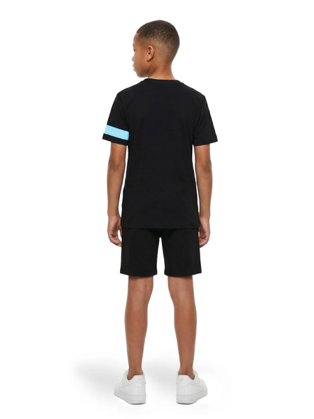 Malelions Malelions Kids Captain T-Shirt - Black/Blue