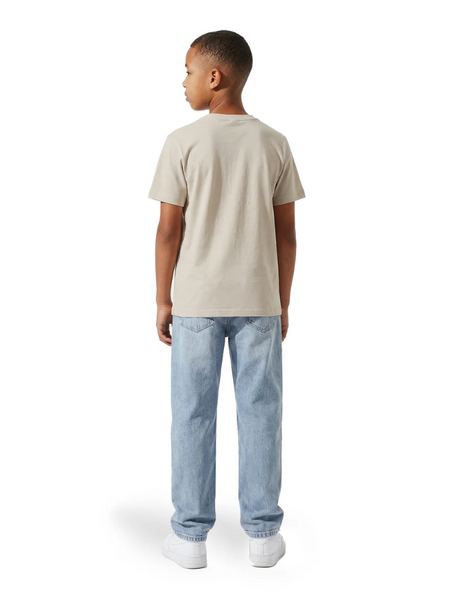 Malelions Malelions Kids Relaxed Interlock T-Shirt - Beige