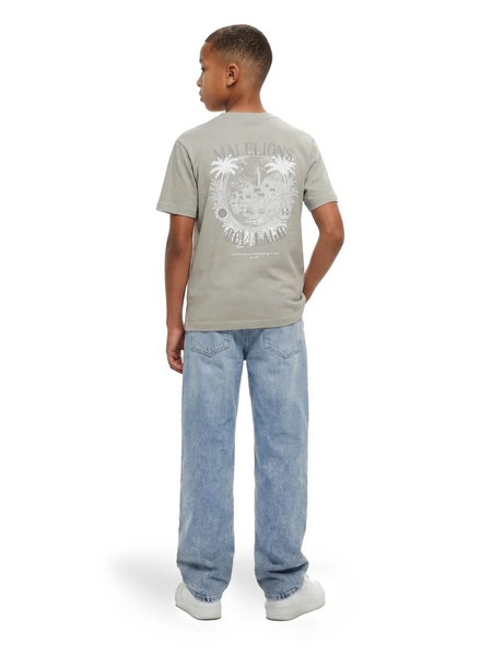 Malelions Kids Relaxed Lago T-Shirt - Olive Green