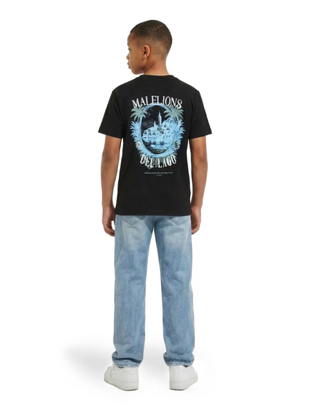 Malelions Kids Relaxed Lago T-Shirt - Black