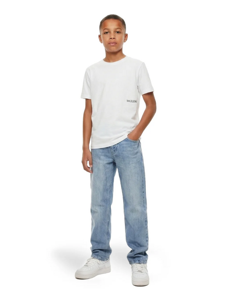 Malelions Malelions Kids Relaxed Lago T-Shirt - Off-White