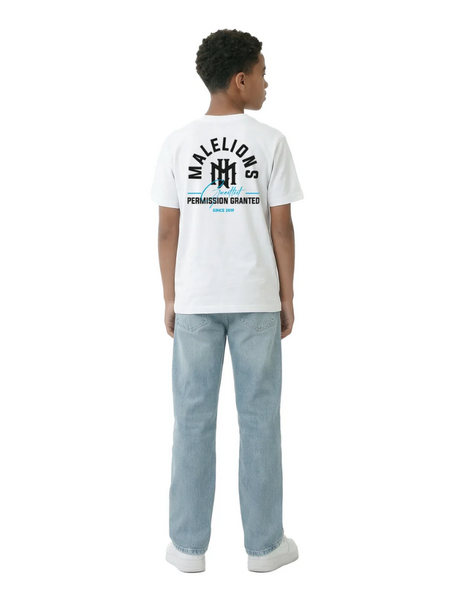 Malelions Kids Icon T-Shirt - White