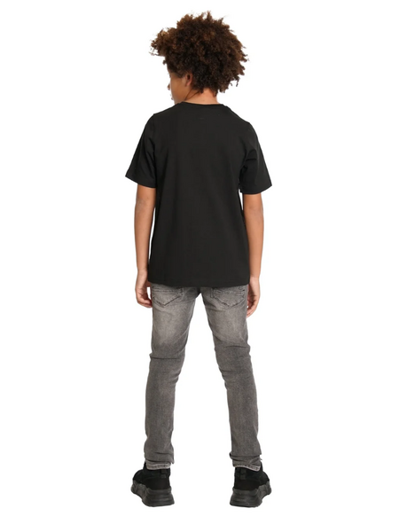 Malelions Malelions Kids Tube T-Shirt - Black/Antra