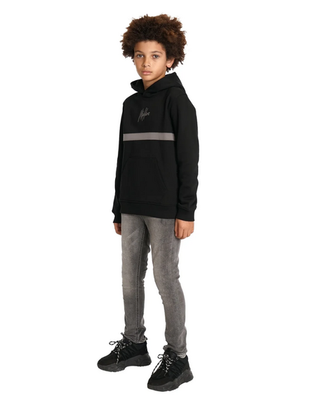 Malelions Malelions Kids Tube Hoodie - Black/Antra