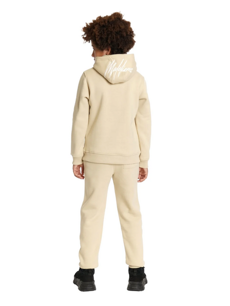 Malelions Malelions Kids Essentials Tracksuit - Beige/White