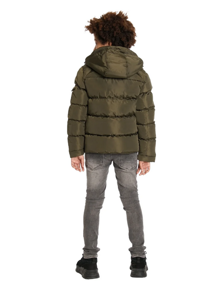 Malelions Malelions Kids Patch Puffer Jacket - Army