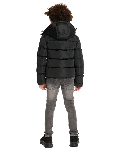 Malelions Malelions Kids Patch Puffer Jacket - Black