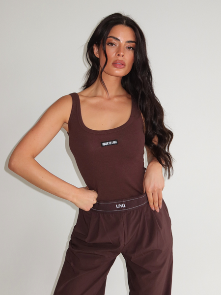 Unique The Label Jill Bodysuit - Cacao Unique The Label Unique The Label Jill Bodysuit - Cacao