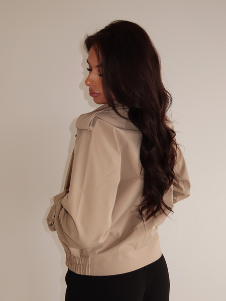 Airforce Airforce Women Cropped Trenchcoat - Oxford Tan