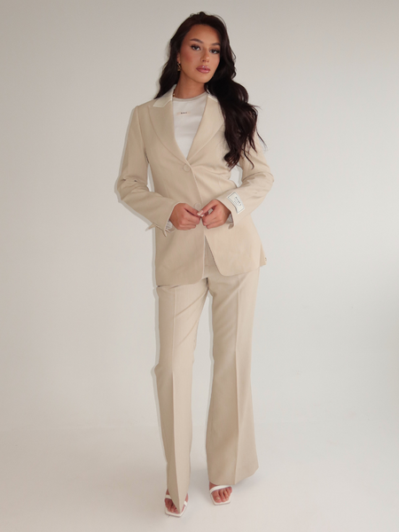 Josh V Josh V Nila Blazer - Ecru Melange