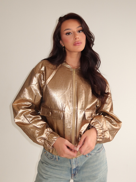 Josh V Kelsey Jacket - Bronze Gold