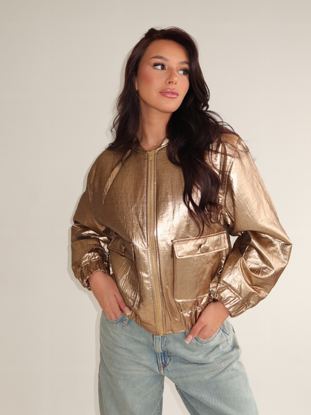 Josh V Josh V Kelsey Jacket - Bronze Gold